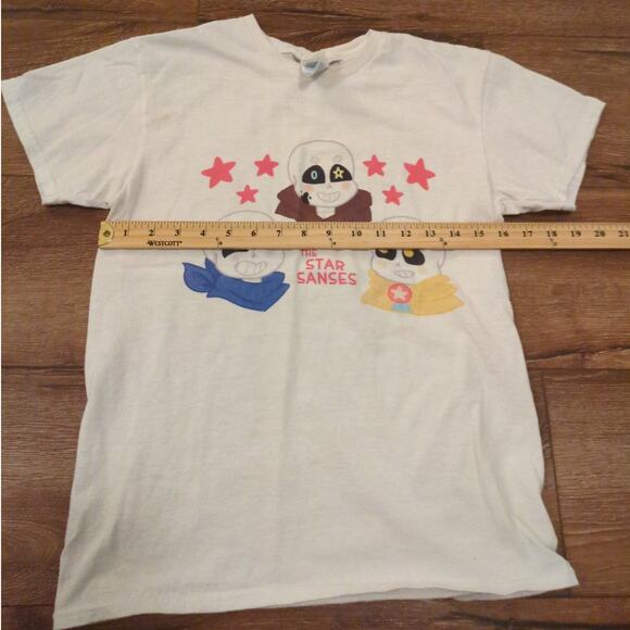 VTG The Star Sanses Women's XS (Youth Small) Shirt Monk Cute Baby Coquette Y2K - Picture 5 of 6